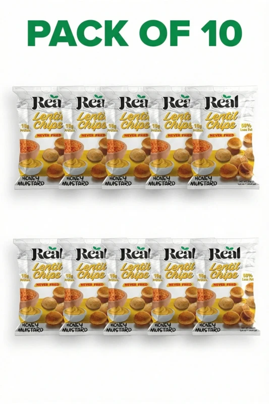 REAL Chips Lentil Honey Mustard